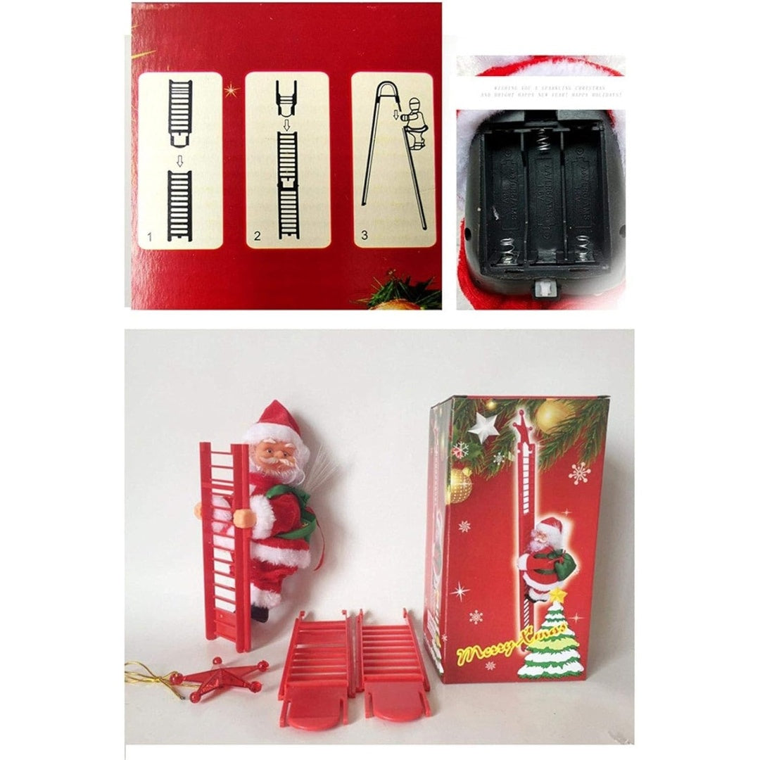 Papá Noel en escalera✨✨✨