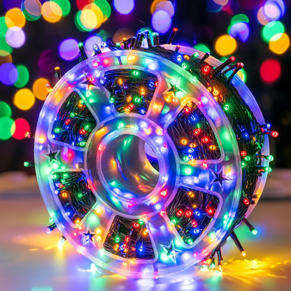 Carrete Tradicional de Luces Navideñas ✨✨✨