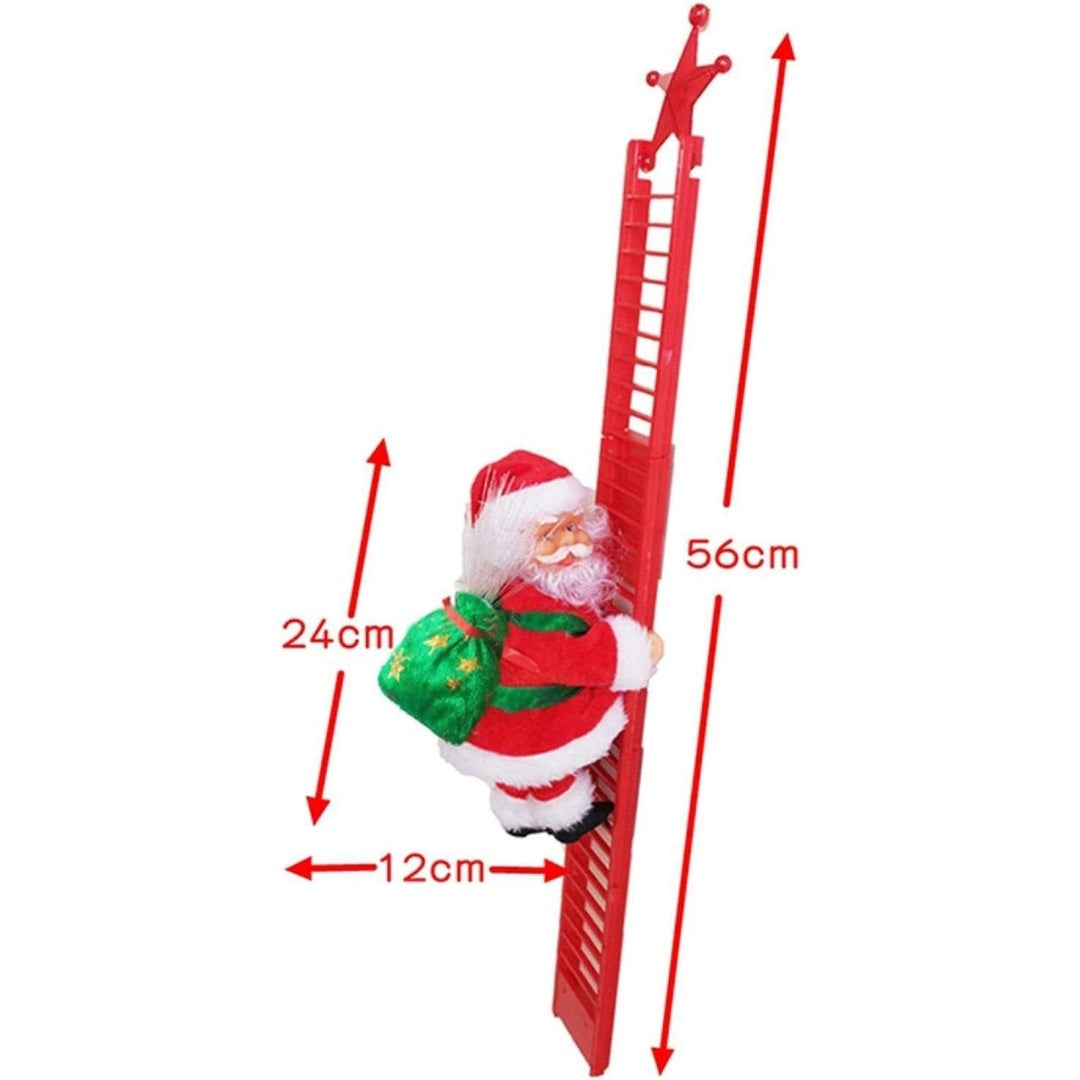 Papá Noel en escalera✨✨✨
